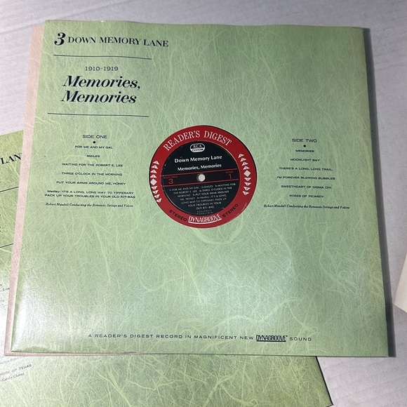 Down Memory Lane (65 Years Of Song Hits) 10 LP Box Set Reader's Digest ‎– RD4-40 - Picture 8 of 16